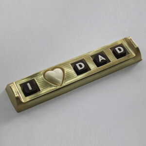 Handmade Alphabet Chocolates for Father's Day