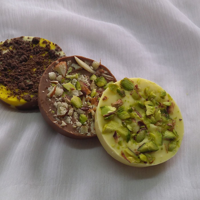 Dryfruit Handmade Chocolates Disk