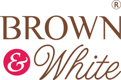Brown And White Logo